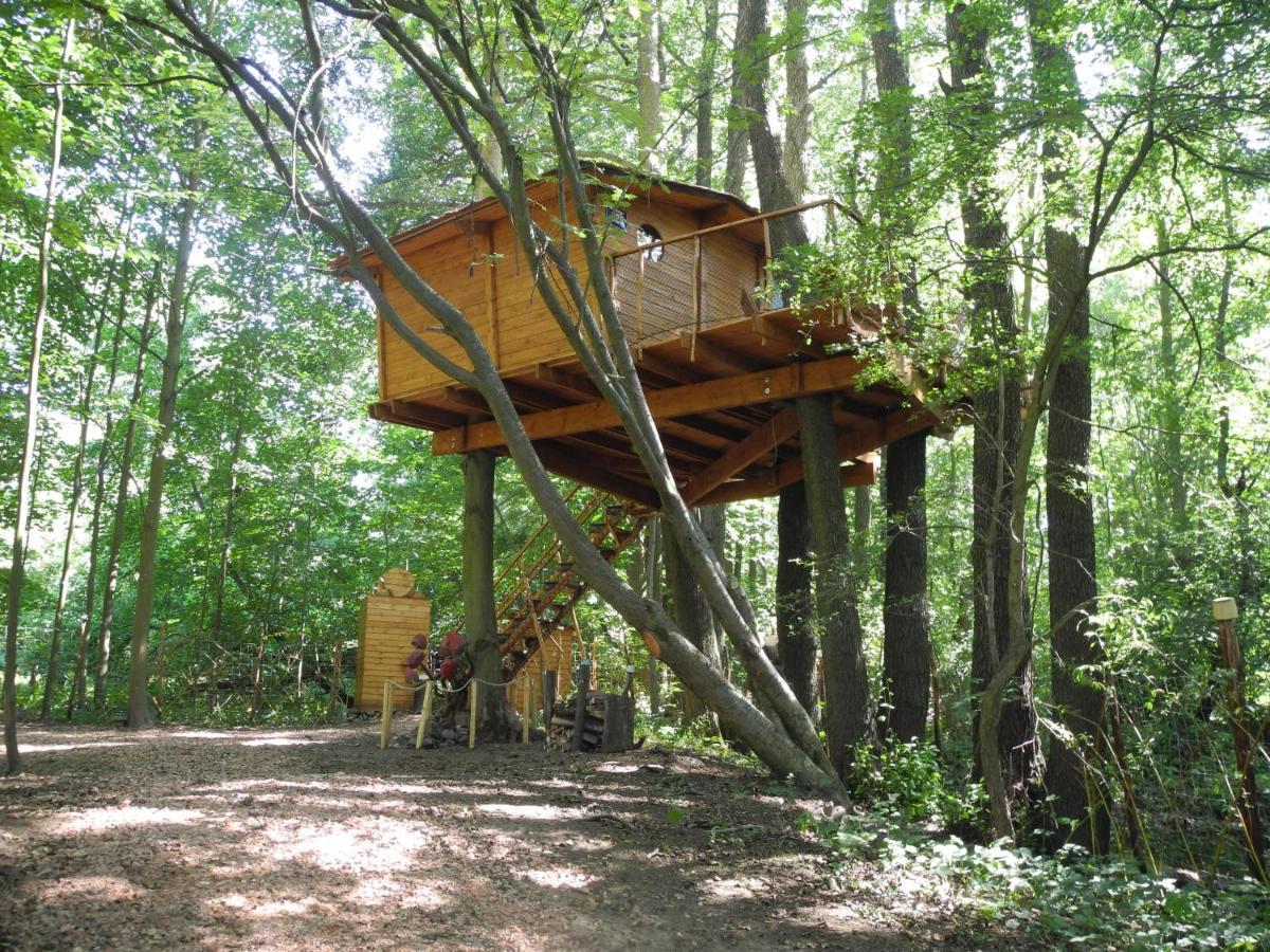 Bohutín Treehouse V Brdech 빌라 외부 사진
